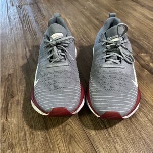 Nike Gray and Red Sneakers